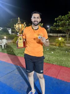 Adv Chinmay Chorghe at Belapur Court Sports Association 2024