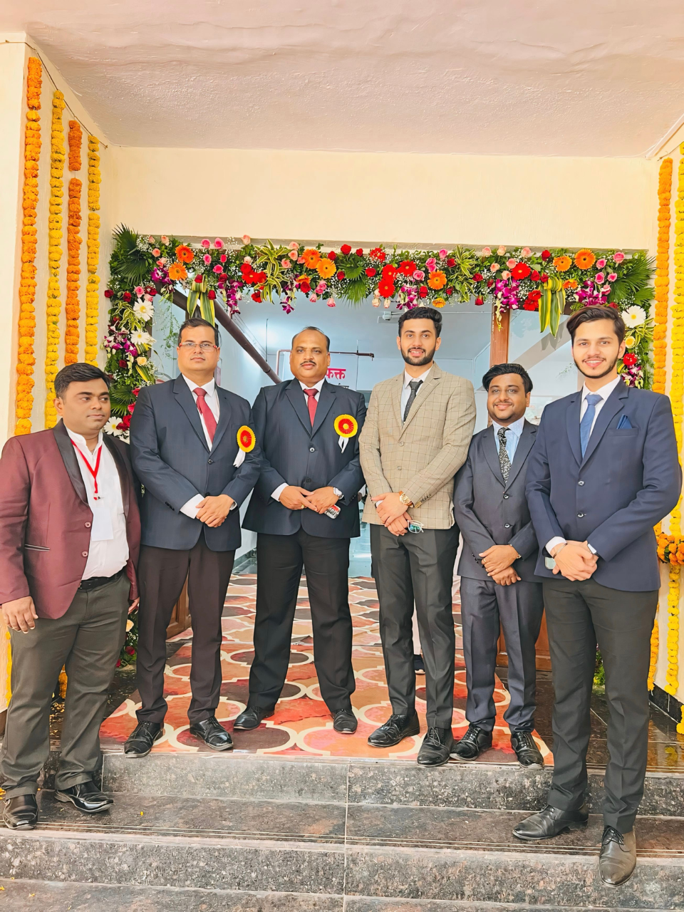 Advocate Chinmay Chorghe with fellow advocates at a professional gathering