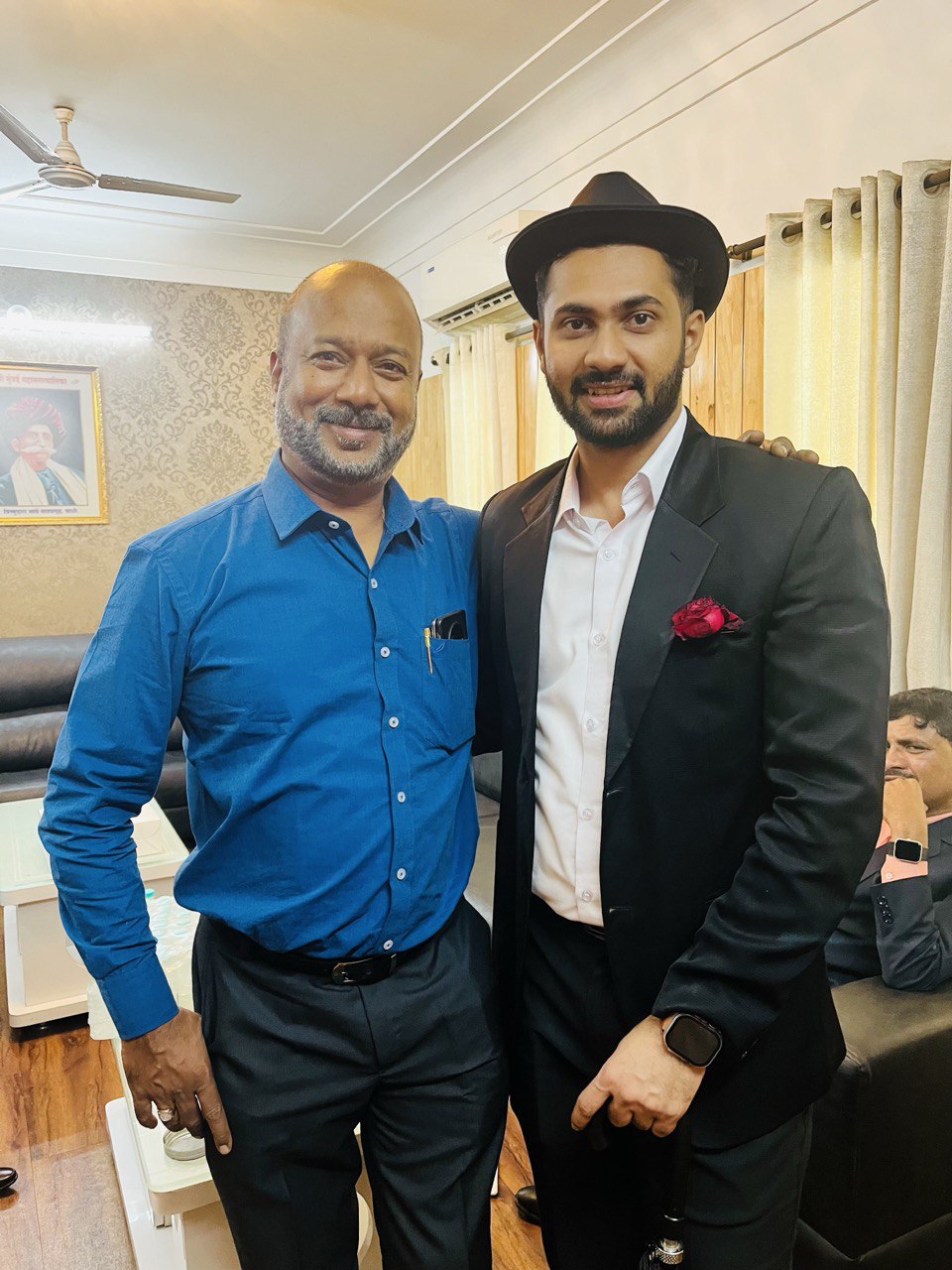 Advocate Chinmay Chorghe with Senior Advocate Prasad Patil