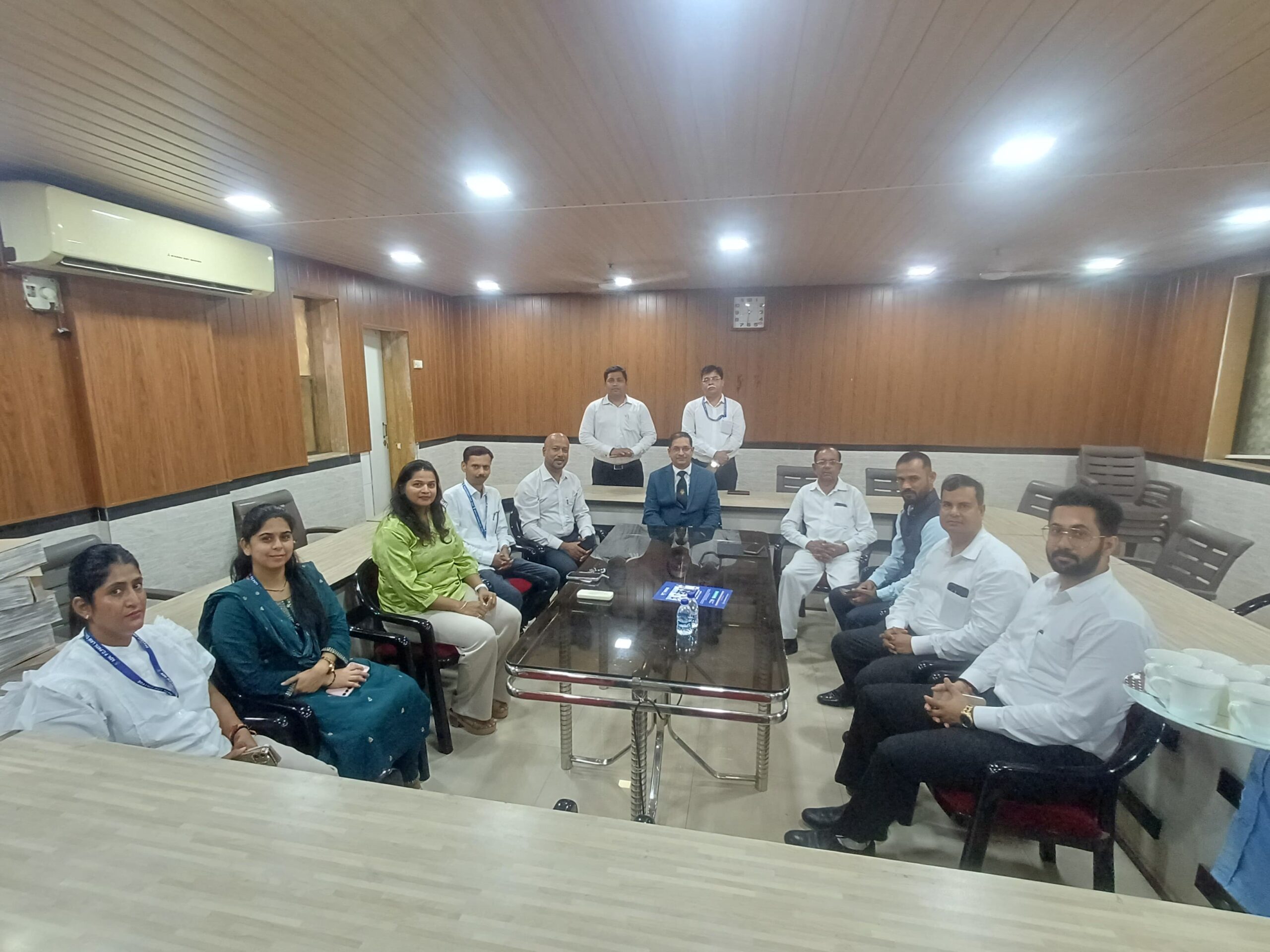 Advocate Chinmay Chorghe with advocates at a legal event